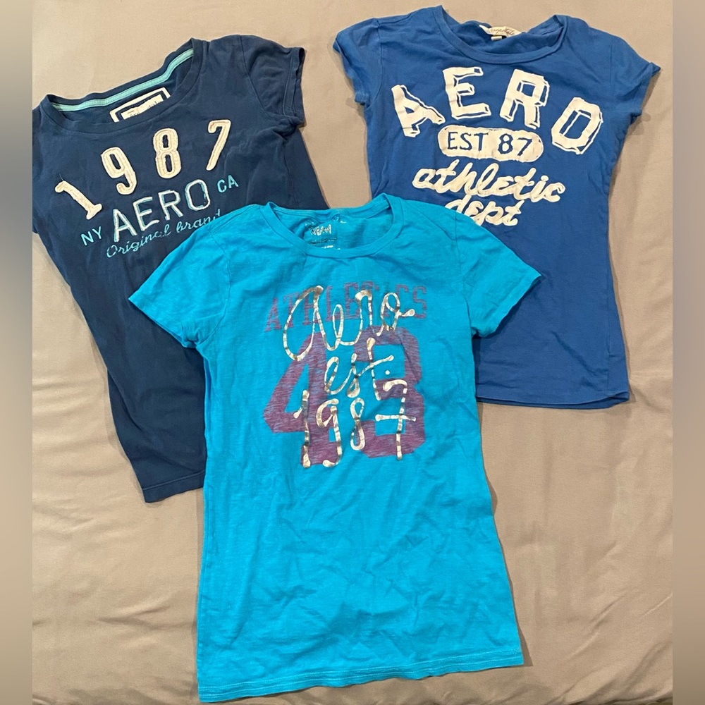 Aeropostale shirts, lot of 3